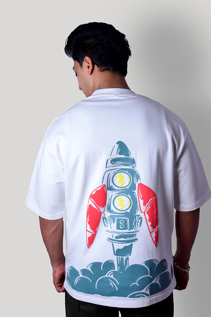 Rocket Print T-Shirt - Unisex