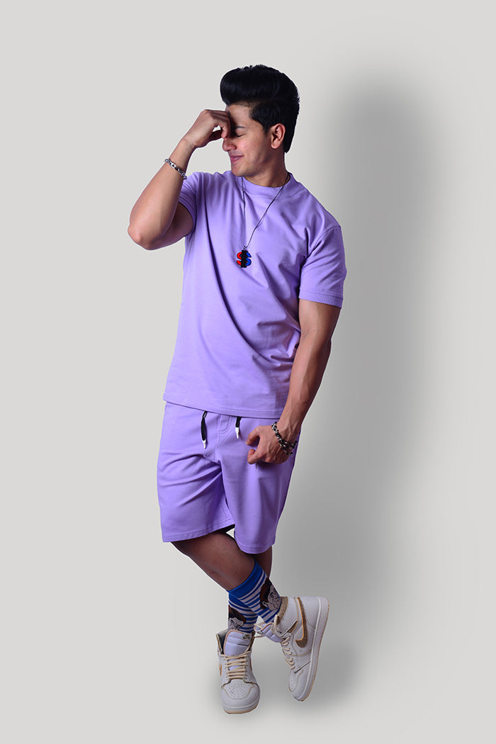 Purple Color Co-ord Set - Unisex