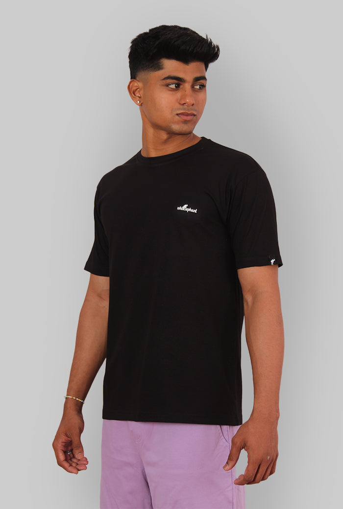 Mens Round Neck Solid T-Shirt