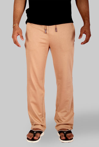 BEIGE COLOR STRAIGHT FIT COTTON PANT