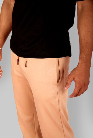 BEIGE COLOR STRAIGHT FIT COTTON PANT