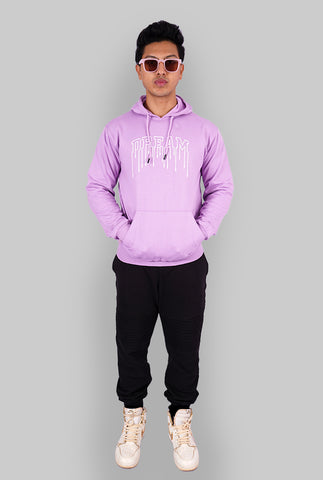 PURPLE DREAM PRINTED HOODIE